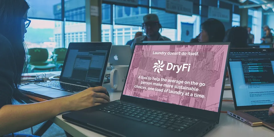 hero image for DryFi: Branding a Sustainable Laundry Solution