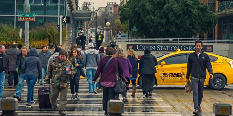 Hero image for Boomerang Cab Co. Branding