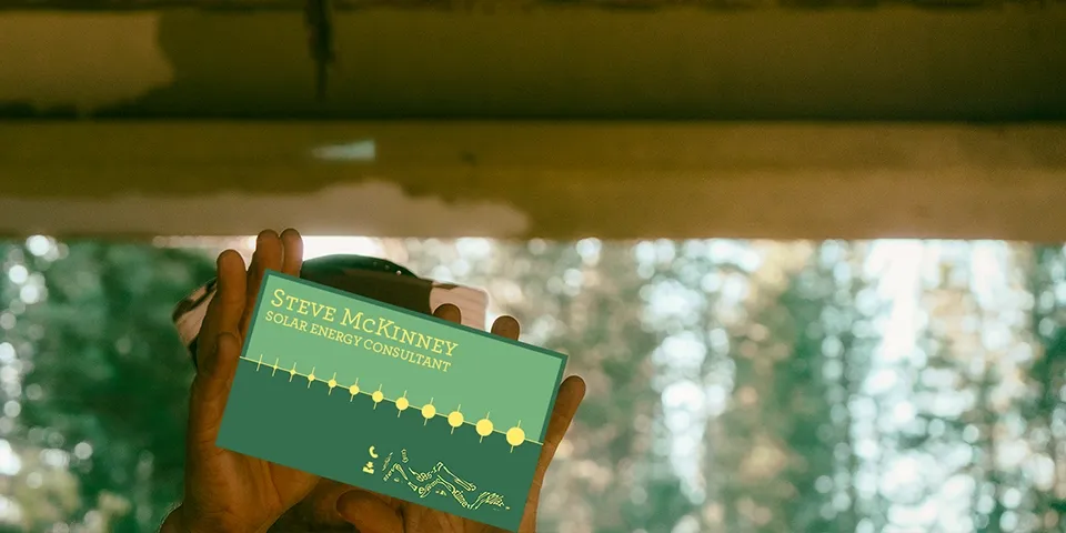 Hero image for Solar Consultant Business Card Design